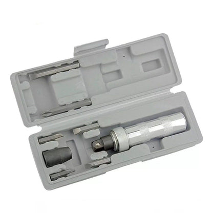 Jogo Kit Chave De Impacto 1/2 Com Bits e Soquete 6 Peças Snel