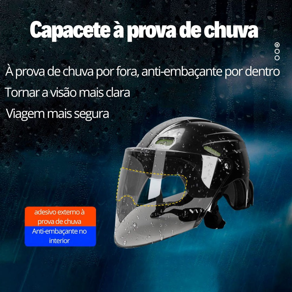 Película Anti Embaçante para Capacete Moto Anti Chuva - AMZ