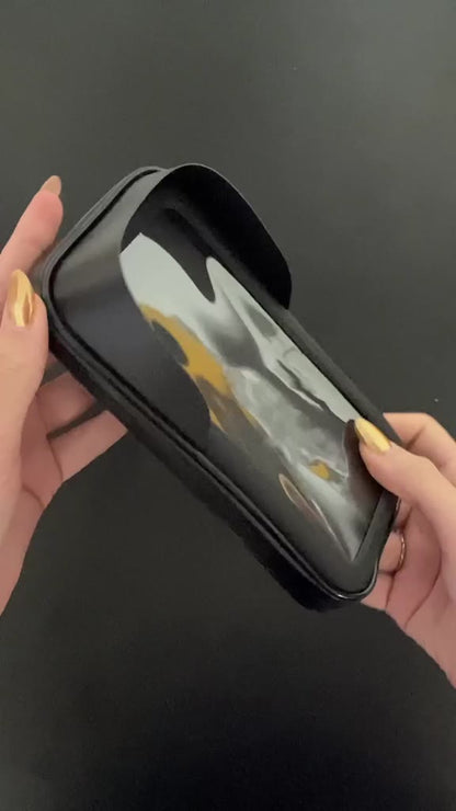 Suporte de Telefone à Prova D'água Motocicleta GPS Com Proteção Contra Luz do Sol e Chuva