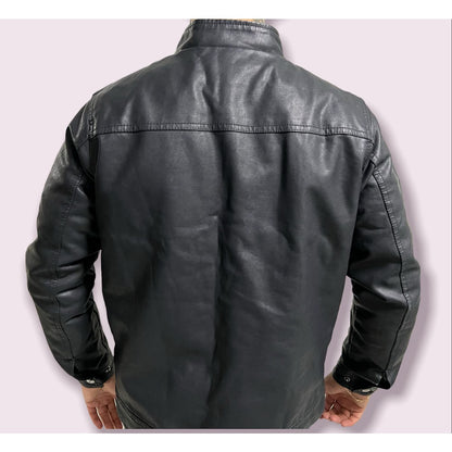 Jaqueta Couro Masculina Moderna Promoção Pronta Entrega - AMZ