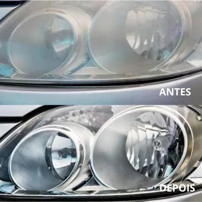Renovador de Farol Orbi Tira Amarelado  e Aspecto Fosco  Revitalizador 50ml + Estopa