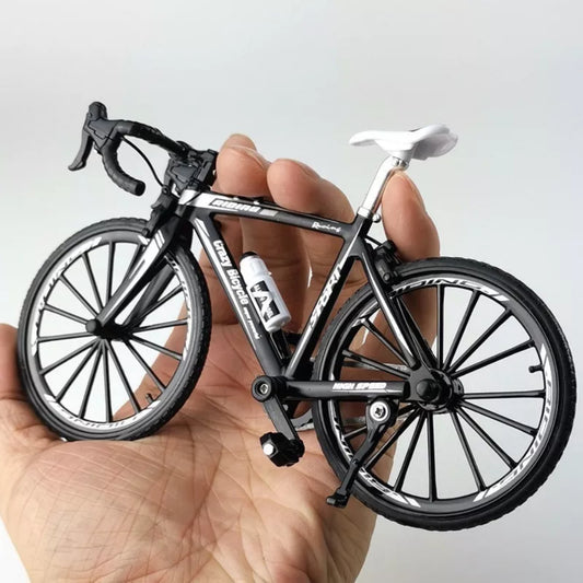Bicicleta Miniatura Coleção Colecionável de Metal Speed Mountain Bike Triathlon MTB Brinquedo