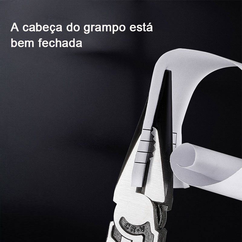 Alicate Multifuncional Universal CR-V Corte, Decapador Fio 9” - AMZ