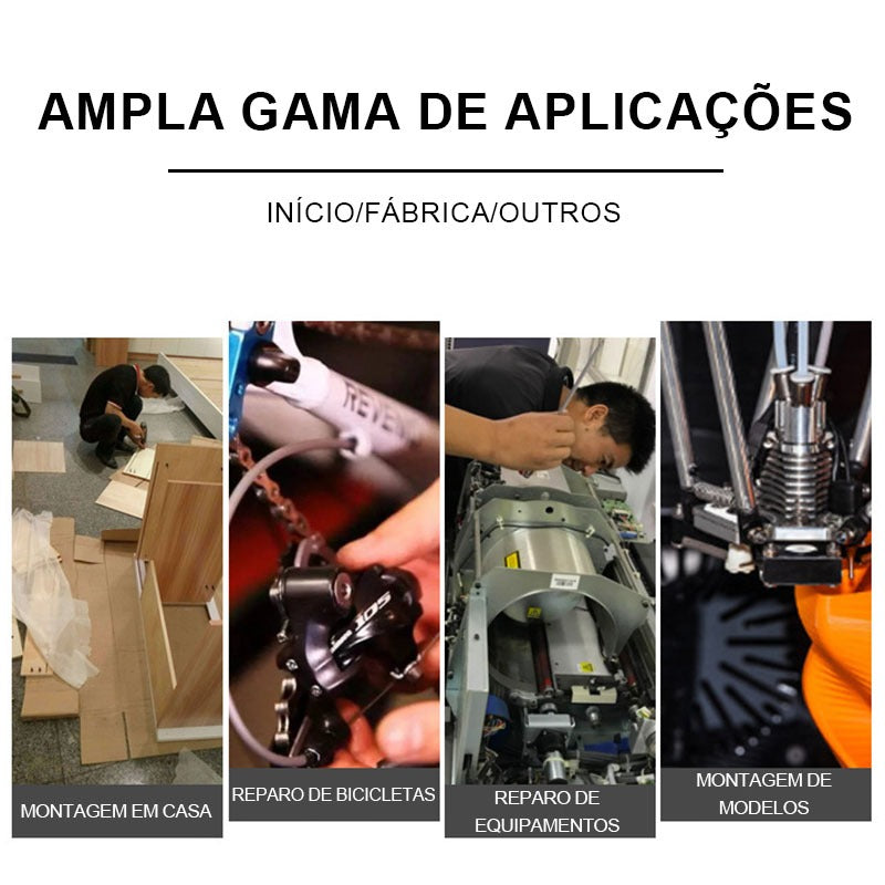 Kit Jogo Soquete Impacto Torx 30 À 70 - 1/2'' 8 Peças T30-T80