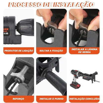 DrillSaw Pro™ - A Revolução da Sua Caixa de Ferramentas!
