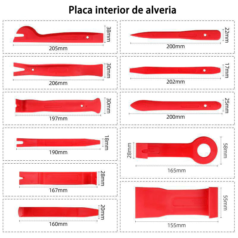 🚗 Conjunto de Ferramentas para Remoção de Presilhas Automotivas - 24 Peças