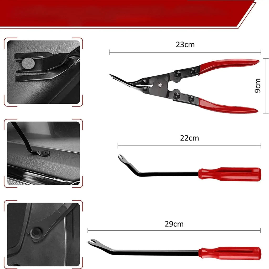 🚗 Conjunto de Ferramentas para Remoção de Presilhas Automotivas - 24 Peças