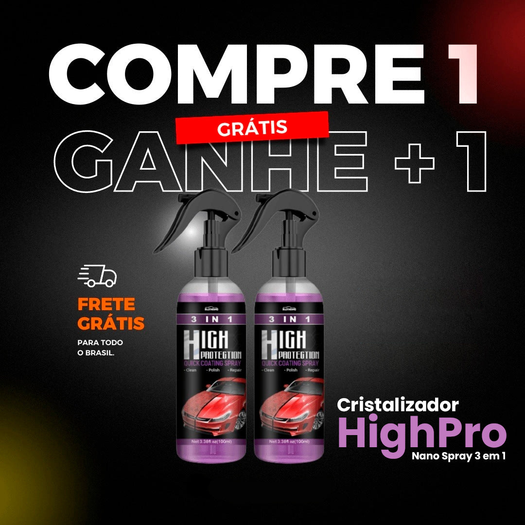 Cristalizador HighPro - Nano Spray 3 em 1