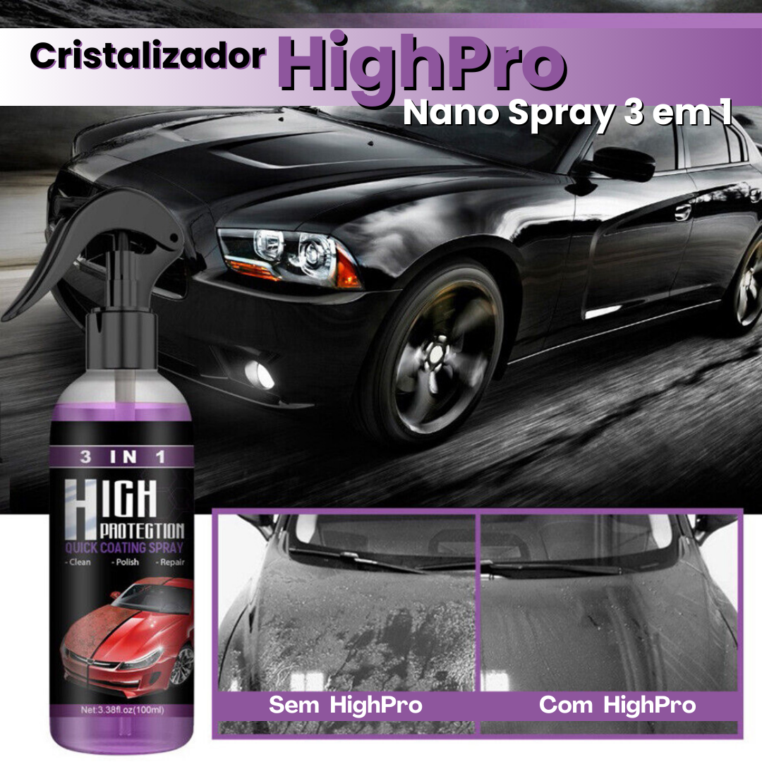 Cristalizador HighPro - Nano Spray 3 em 1