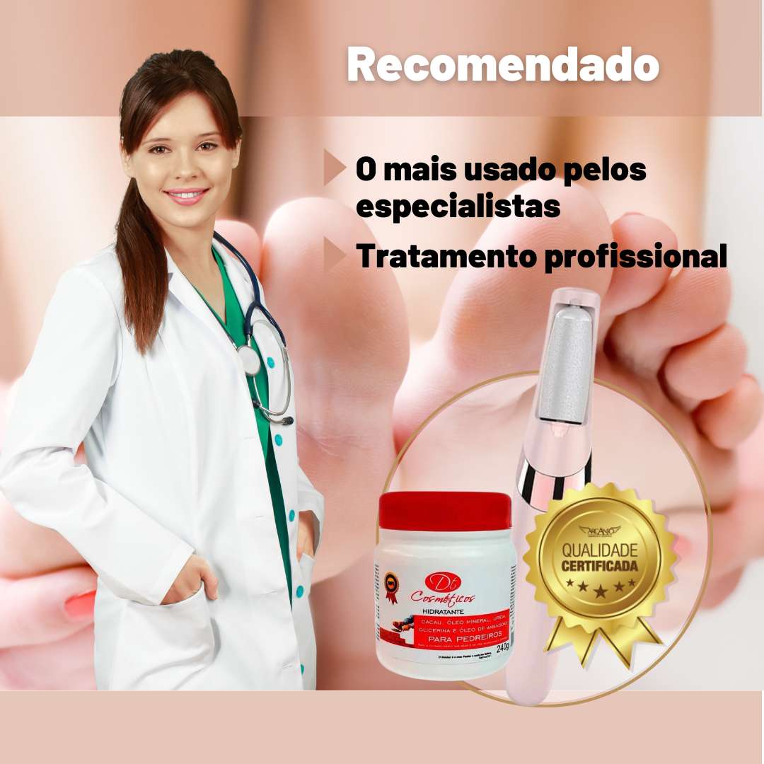 Kit Tratamento Pés de Sede (Lixa + Hidratante)