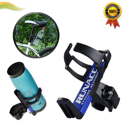 Suporte Caramanhola Preta para Bike - Gira 360º | AMZ
