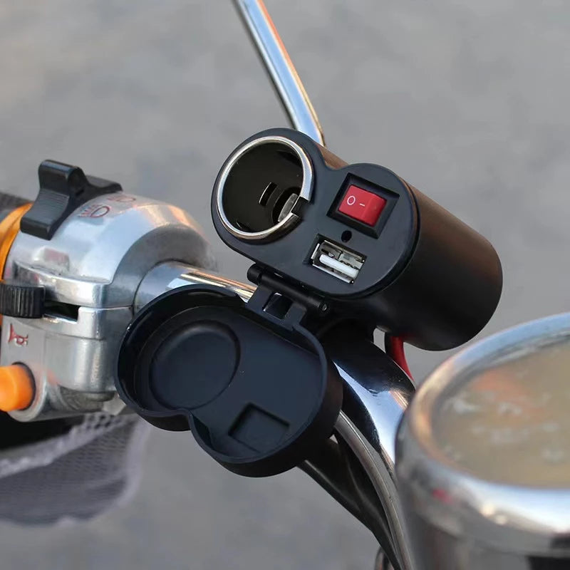 Carregador de Celular USB Turbo para Motos