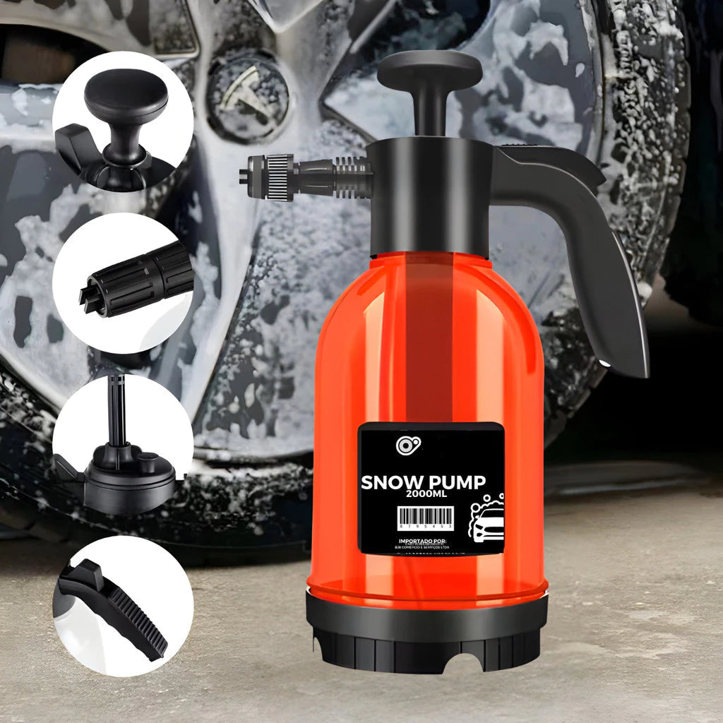 Pulverizador de Espuma 3 em 1 SnowPump - Profissional Premium
